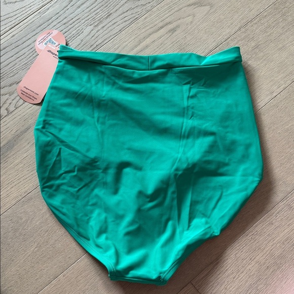 Shapermint Green High-Waisted Control Bikini Bottom NWT Medium - Picture 4 of 6